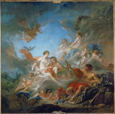 Venere nella fucina di Vulcano da François Boucher
